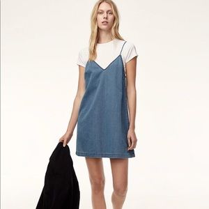 Aritzia Short Denim Dress